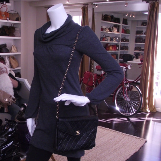 Chanel Leather Quilted Flap 2 of 11