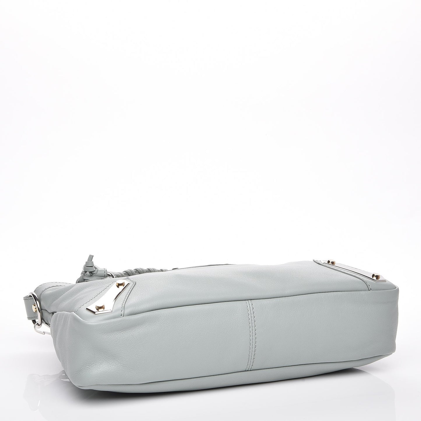 Veau Amp Plate Silver Hardware Town Vert Tilleul