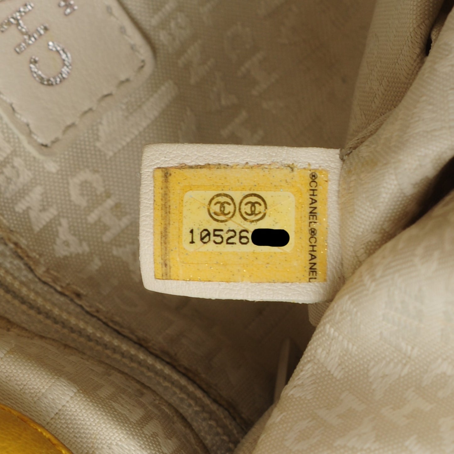 Lambskin Contrast Stitch Drawstring Tote Yellow