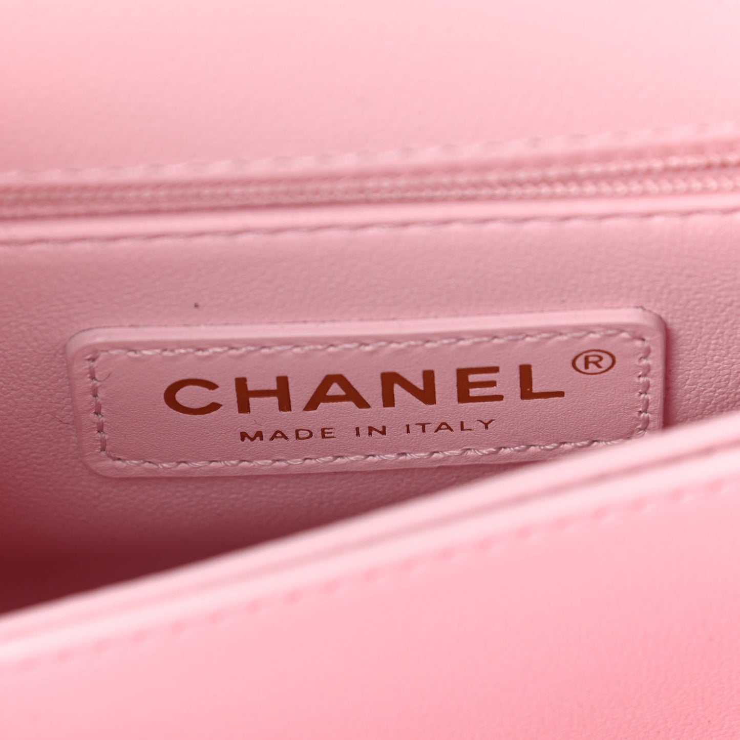 Caviar Quilted Mini Coco Handle Flap Light Pink