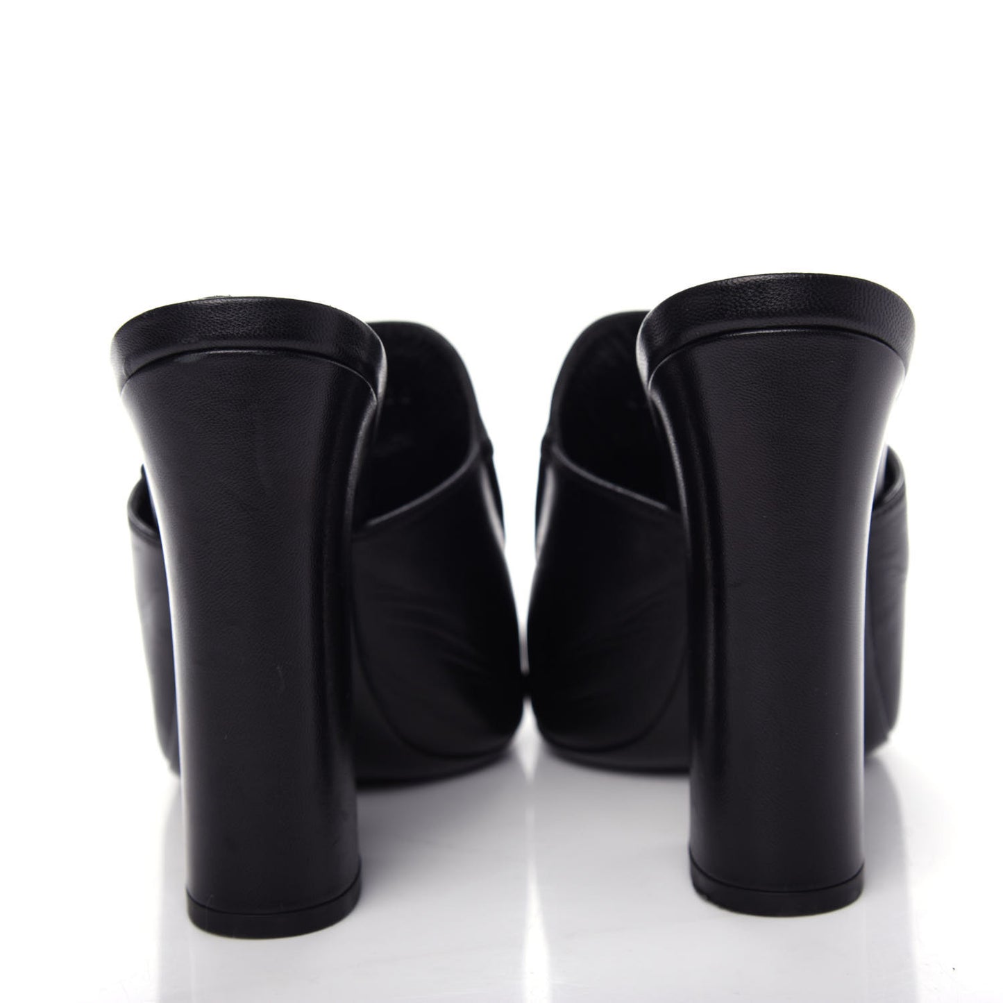 Malaga Kid Horsebit Princetown High Heel Mules 38 Black
