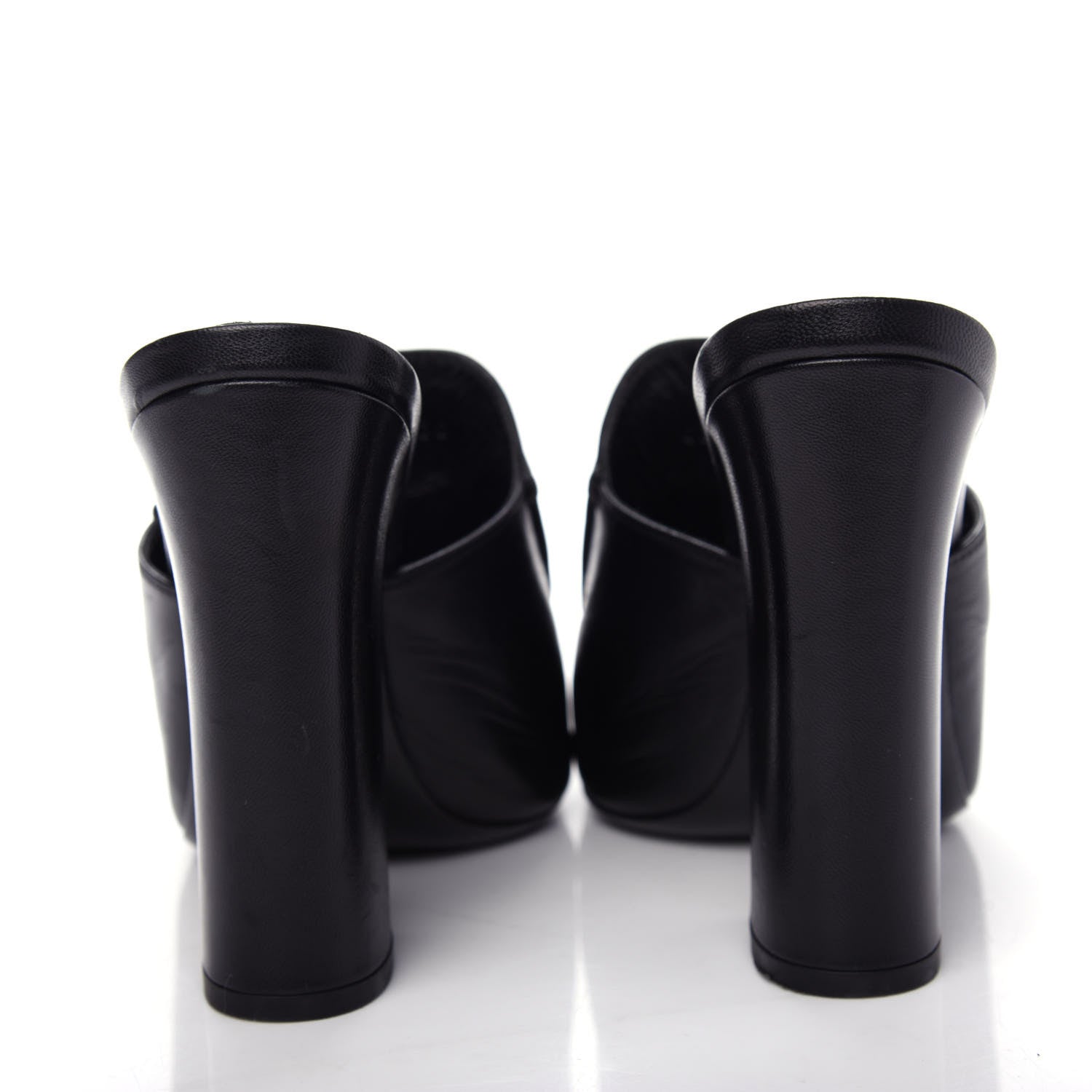 Gucci Malaga Kid Horsebit Princetown High Heel Mules 38 Black 7 of 11