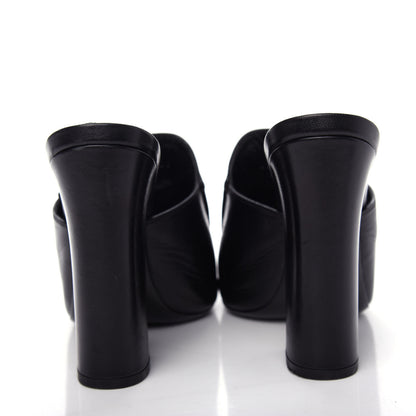 Gucci Malaga Kid Horsebit Princetown High Heel Mules 38 Black 7 of 11