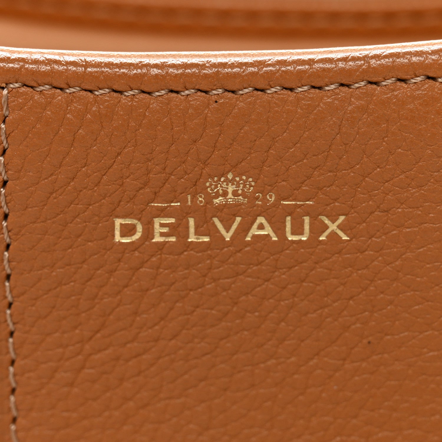 Delvaux Grained Calfskin Mini Brillant Satchel Natural 8 of 12