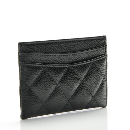 Chanel Caviar Quilted Card Holder Black 3 of 7