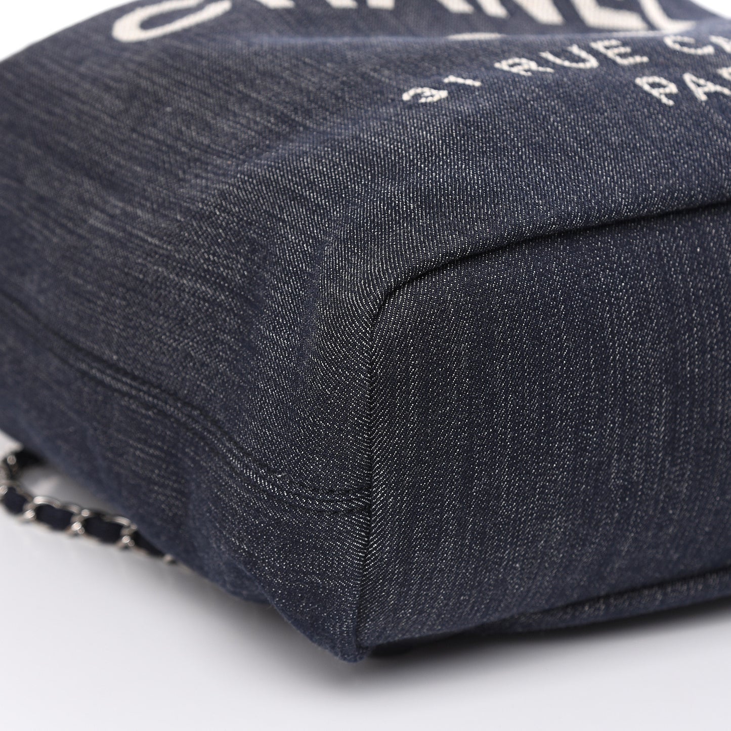 Canvas Large Deauville Backpack Denim Blue