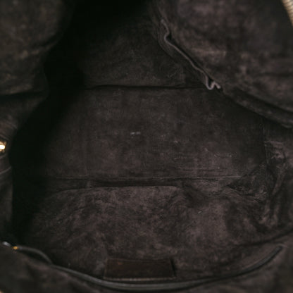 Saint Laurent Crocodile Oversized Muse Bag Brown 4 of 11