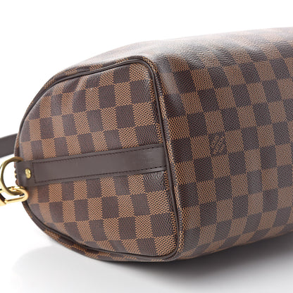 Louis Vuitton Damier Ebene Speedy Bandouliere 25 9 of 10