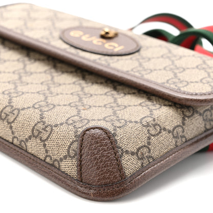 Gucci GG Supreme Monogram Neo Vintage Web Belt Bag Brown 10 of 10
