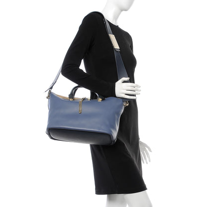 Chloe Smooth Calfskin Large Baylee Tote Street Blue 2 of 11