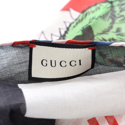 Gucci Cotton Panther Face Pocket Square 4 of 4