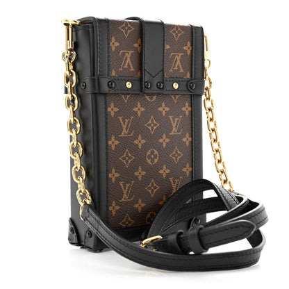 Louis Vuitton Monogram Pochette Trunk Verticale Black 3 of 11