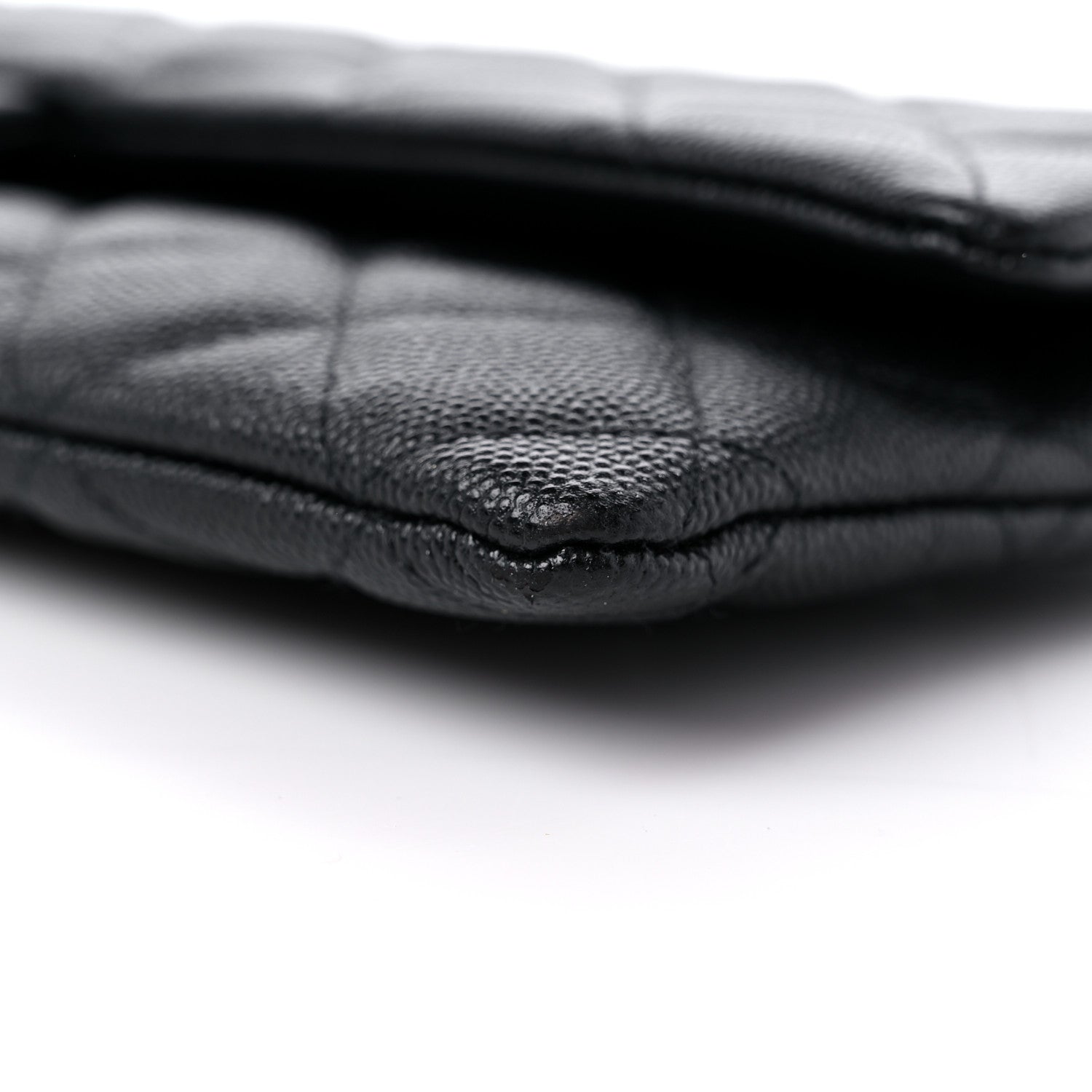 Chanel Caviar Quilted Flap Clutch Black 10 of 11