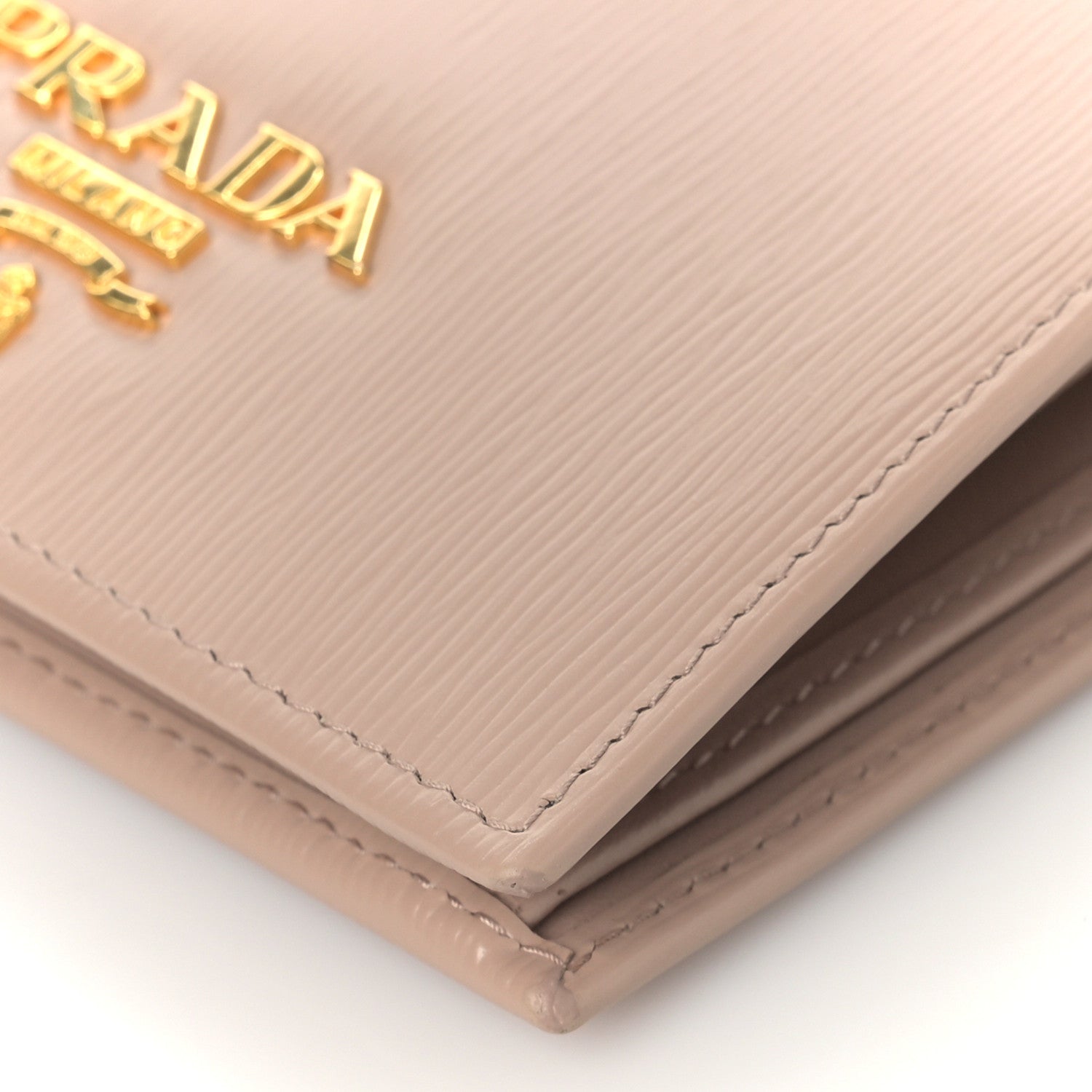 Prada Vitello Move Bi-Fold Wallet Powder Pink 8 of 8