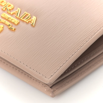 Prada Vitello Move Bi-Fold Wallet Powder Pink 8 of 8