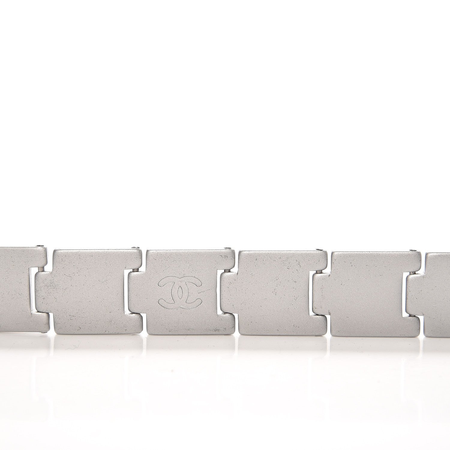 Chanel Stainless Steel Astronaut CC Belt 6 of 8