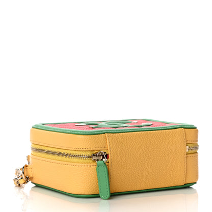 Chanel Caviar Quilted Filigree Vanity Clutch With Chain Multicolor 3 of 9