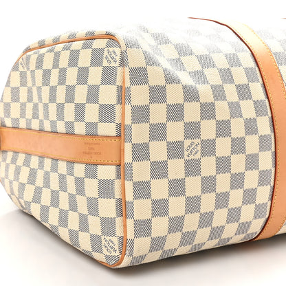 Louis Vuitton Damier Azur Keepall Bandouliere 45 8 of 9