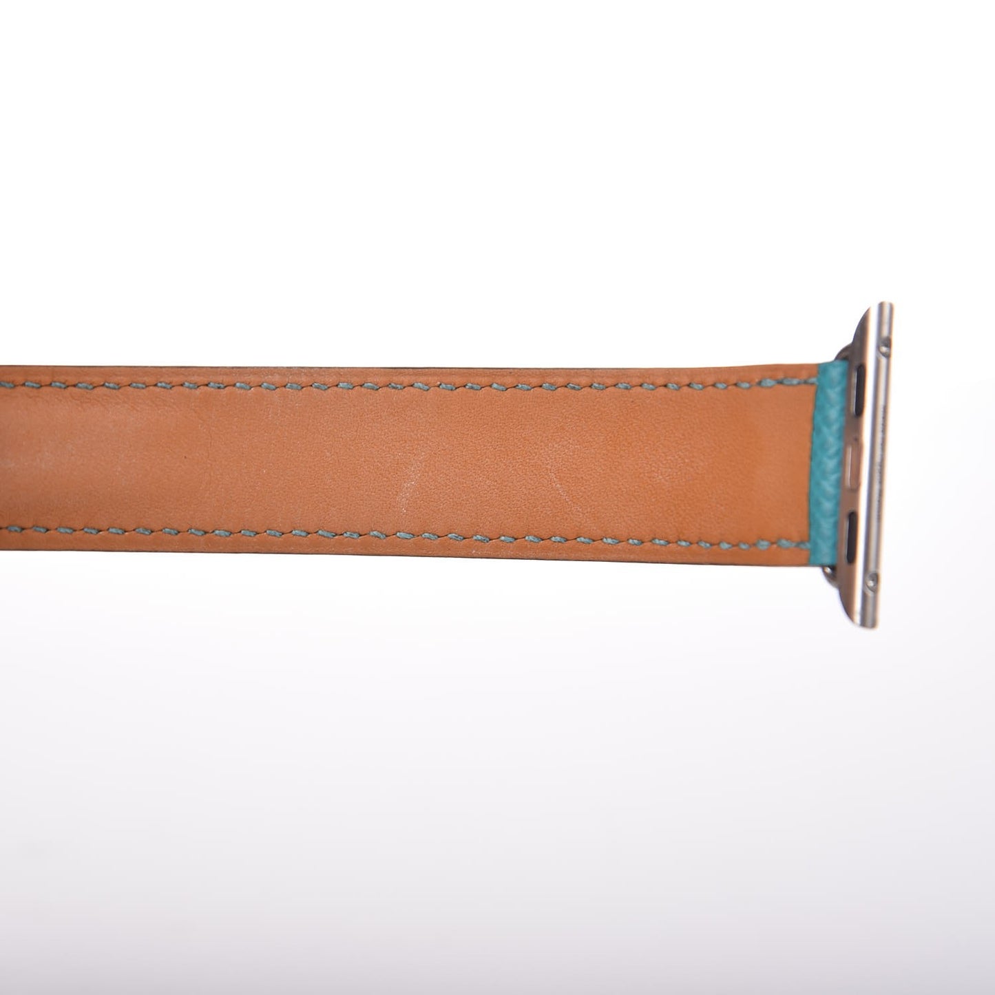 Epsom 38mm Apple Watch Double Tour Band Bleu Paon