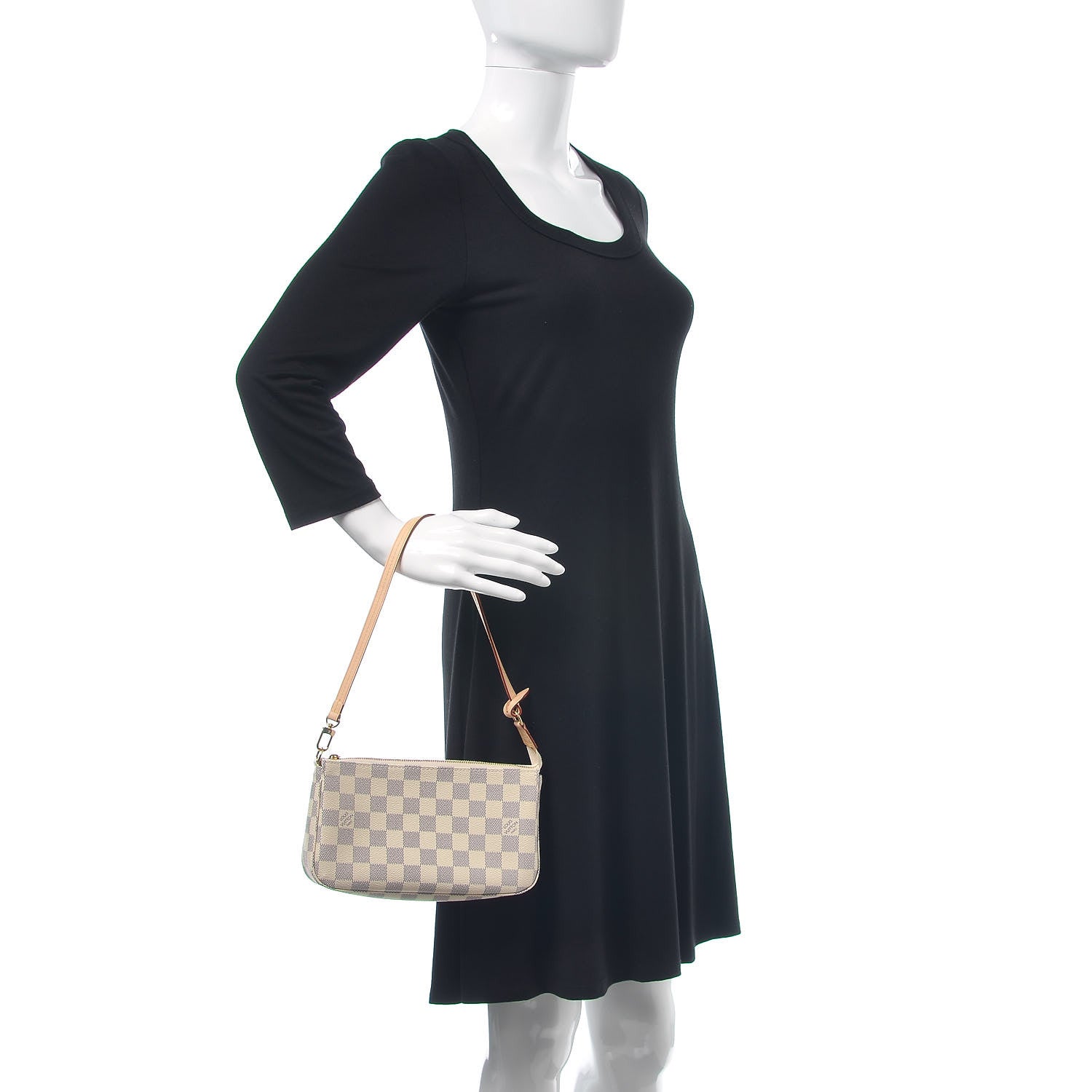 Louis Vuitton Damier Azur Pochette Accessories NM 2 of 8