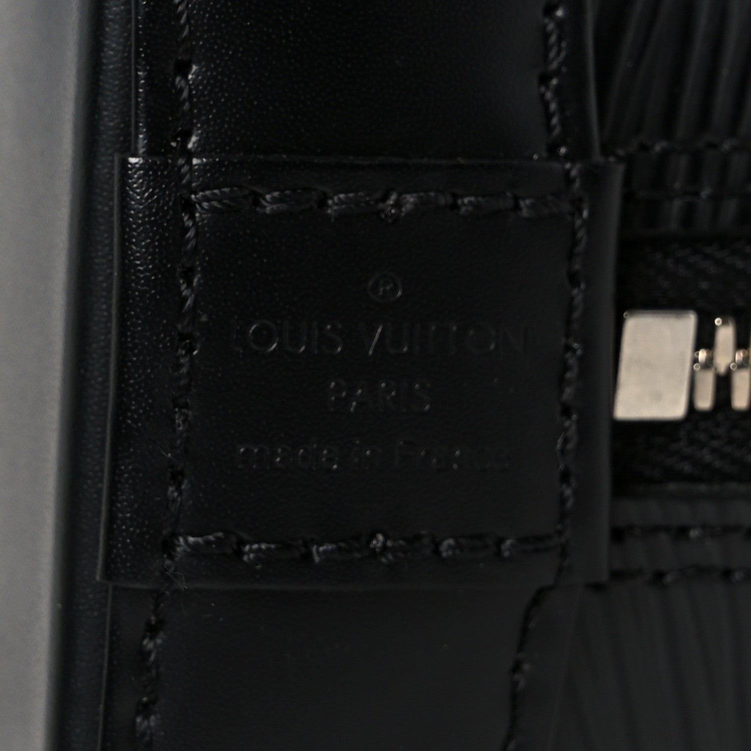 Louis Vuitton Epi Alma BB Black 7 of 10