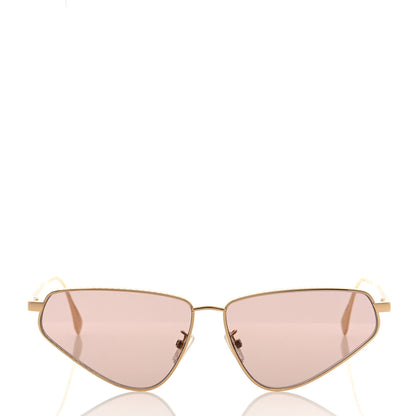 Fendi Metal Cat Eye Sunglasses FE40068U Gold 2 of 6