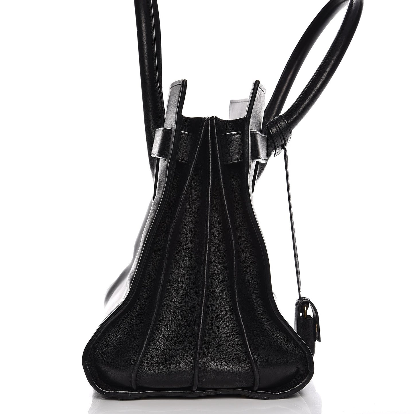 Calfskin Small Sac De Jour Black