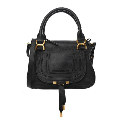 Chloe Calfskin Small Marcie Satchel Black 1 of 9