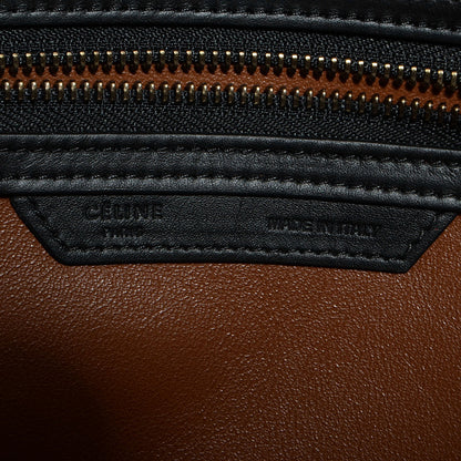 Celine Smooth Calfskin Micro Tri-Color Luggage Black 7 of 8
