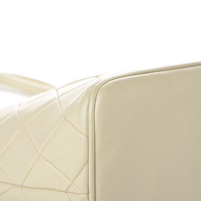Chanel Lambskin Quilted Medallion Tote Light Beige 10 of 13