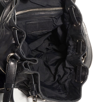 Alexander Wang Lambskin Marti Backpack Washed Black with Nickel Hardware 6 of 8