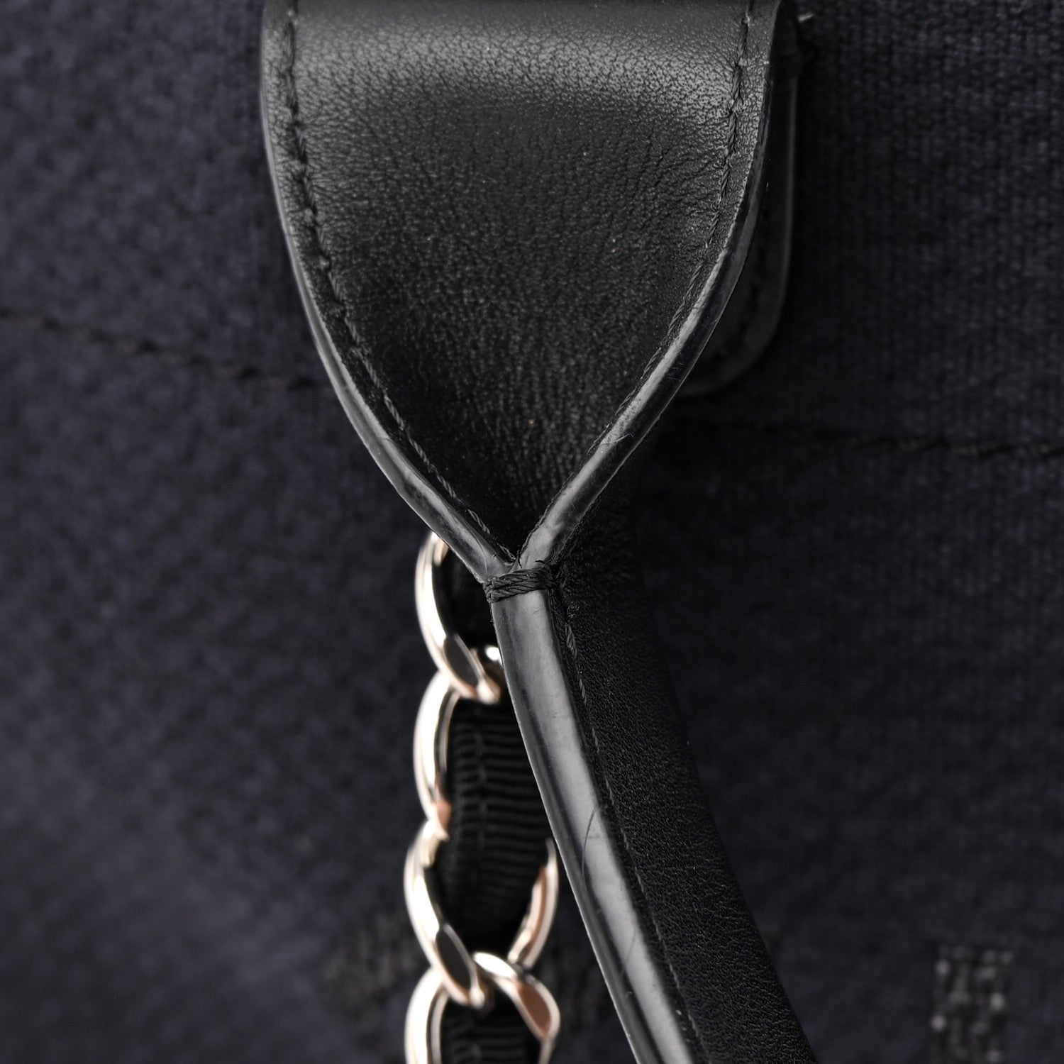 Chanel Mixed Fibers Medium Deauville Tote Black 13 of 14