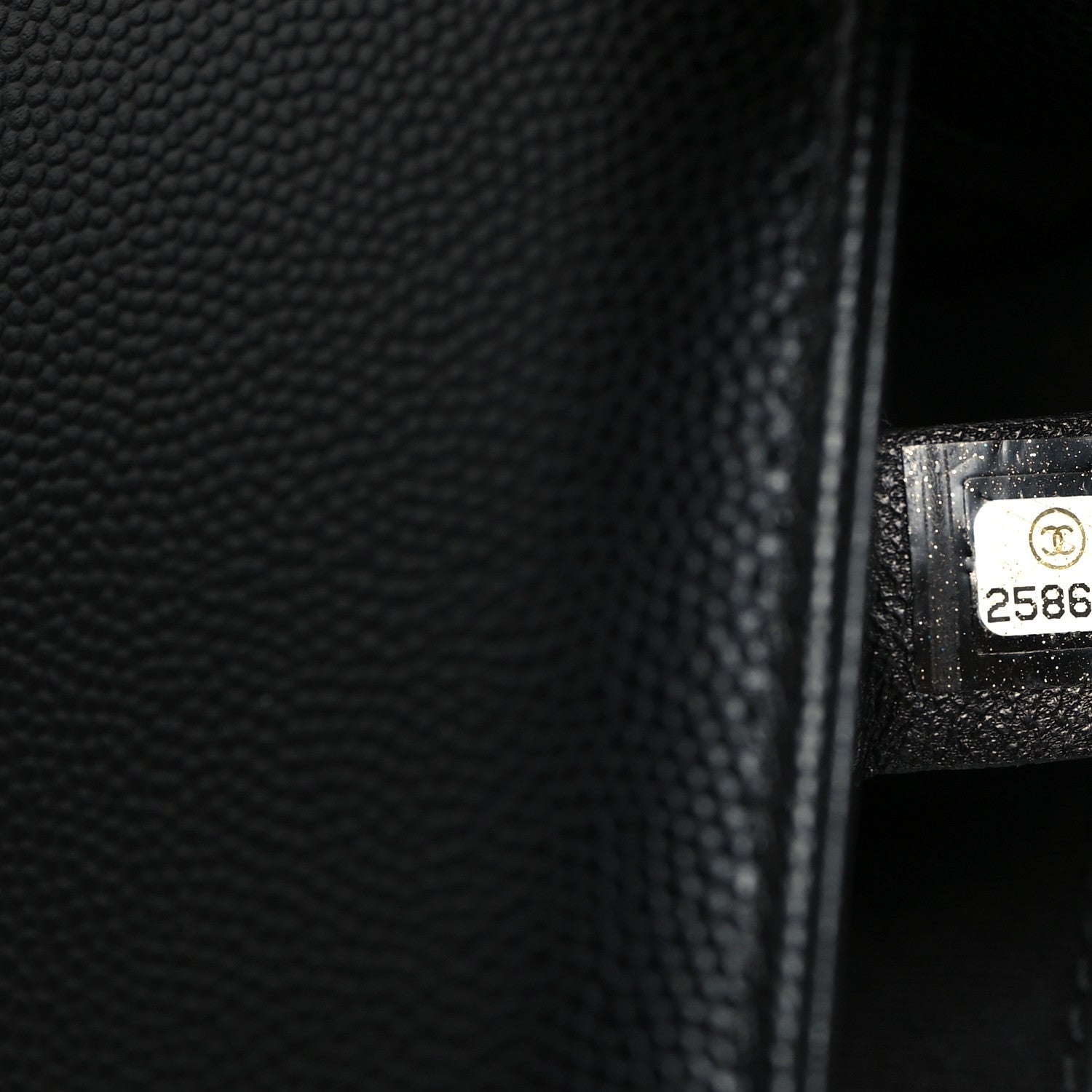 Chanel Caviar Quilted Medium Boy Flap Black 7 of 10