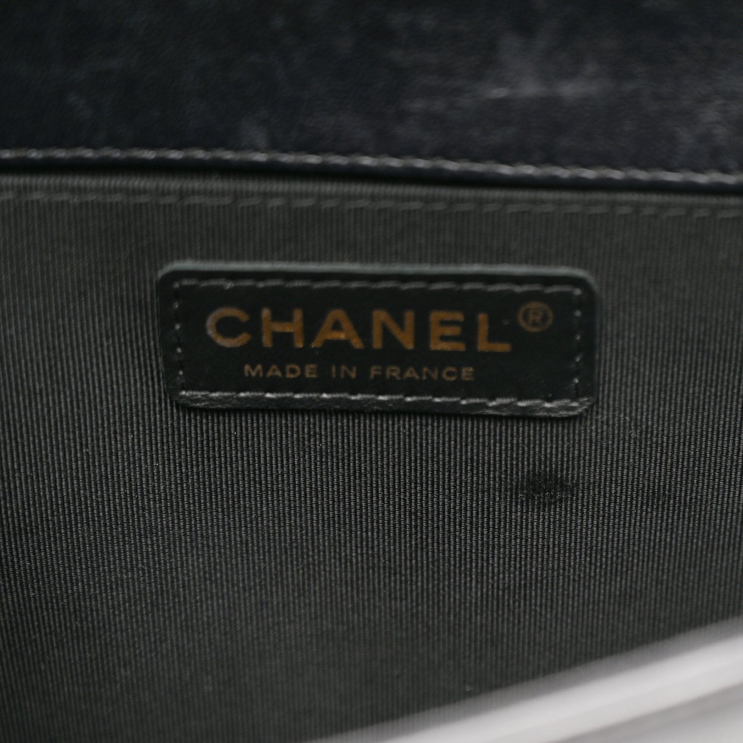 Lambskin Quilted Medium Boy Flap Black