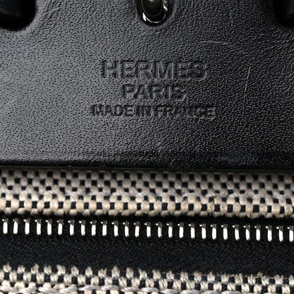 Hermes Toile H Berline Vache Hunter Herbag Zip PM 31 Bleu Saphir Black 7 of 15