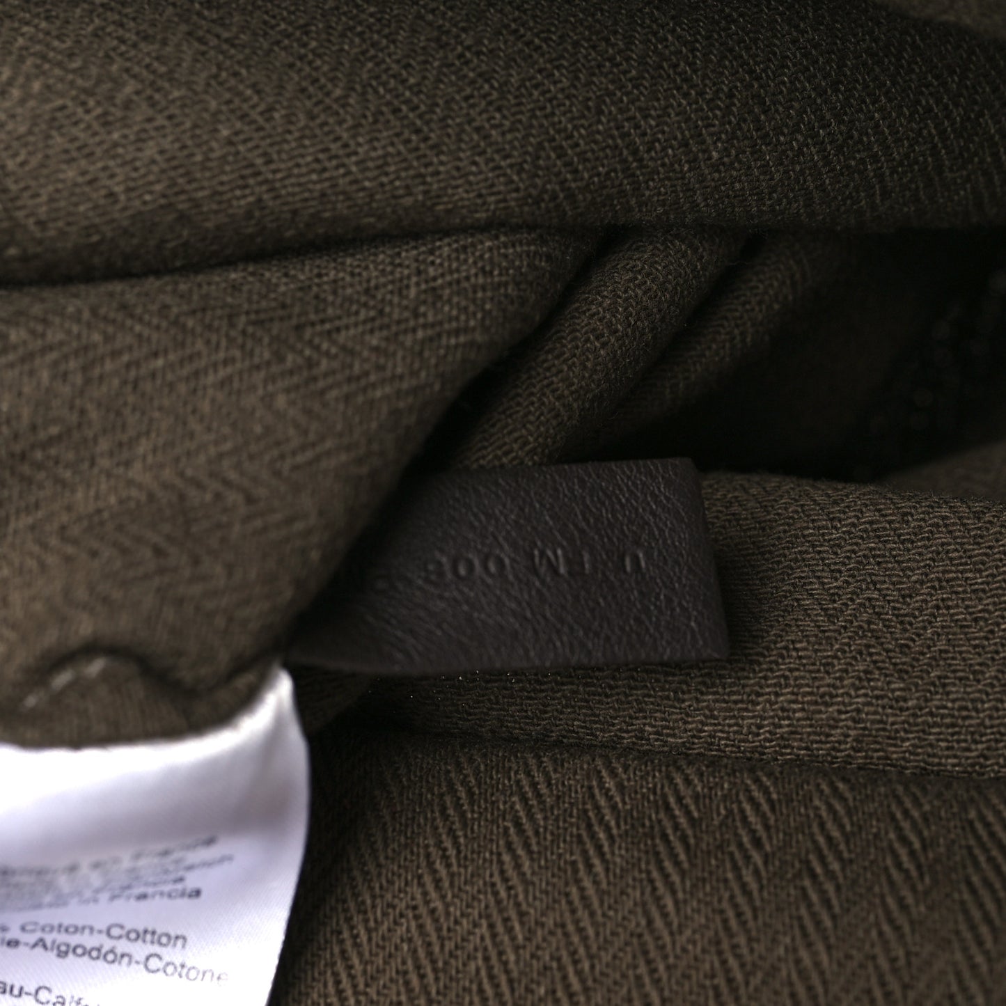 Herringbone Canvas Swift Maline Bag Kaki Ebene