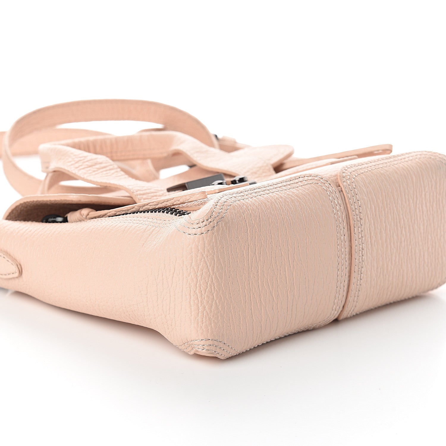 3.1 Phillip Lim 3.1 Textured Calfskin Mini Pashli Satchel Blush 7 of 8