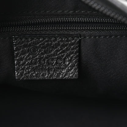 Gucci Nylon Monogram Abbey Messenger Bag Black 6 of 10