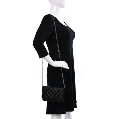 Chanel Caviar Quilted Wallet on Chain WOC Black 2 of 10