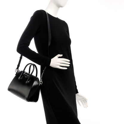 Givenchy Shiny Lord Calfskin Mini Antigona Black 2 of 16