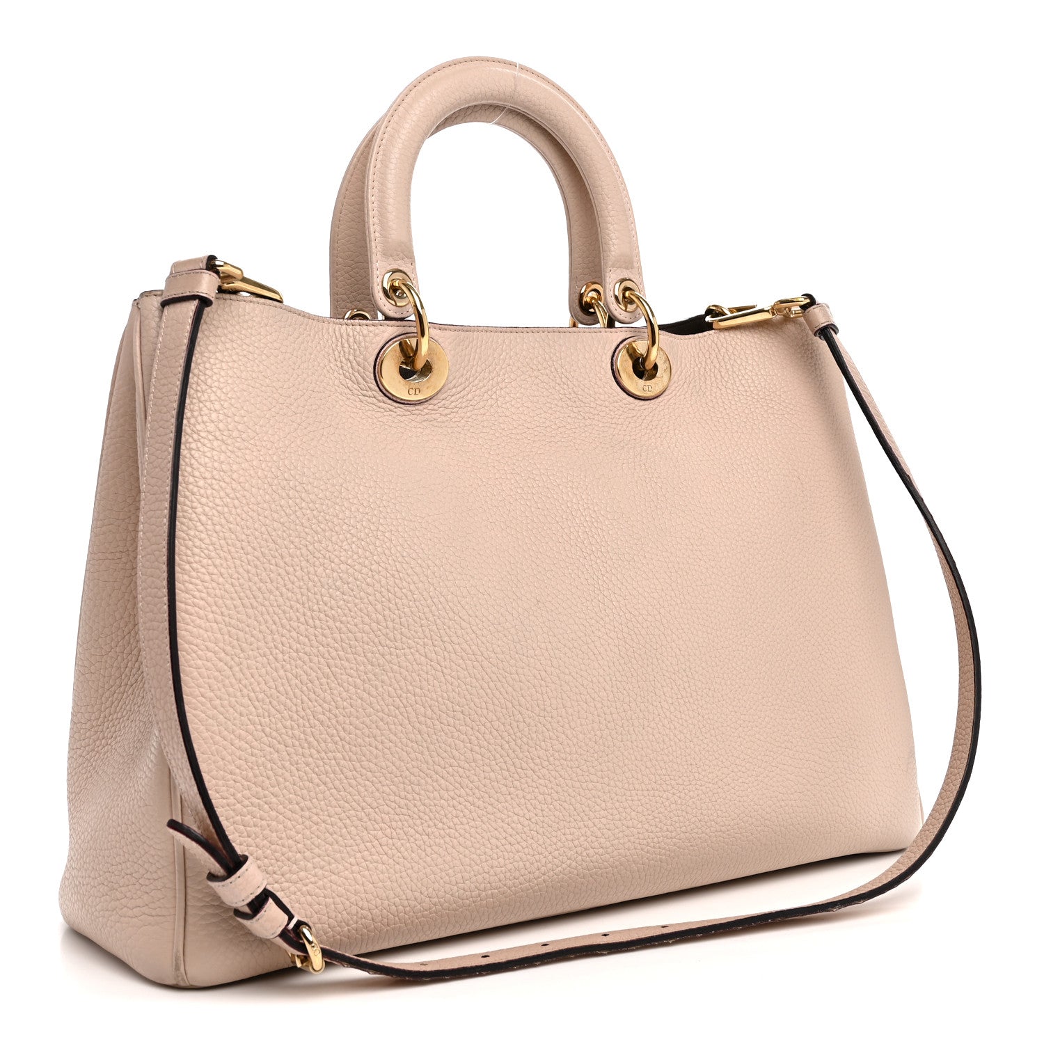 Christian Dior Bullcalf Large Diorissimo Tote Rose Poudre 4 of 16