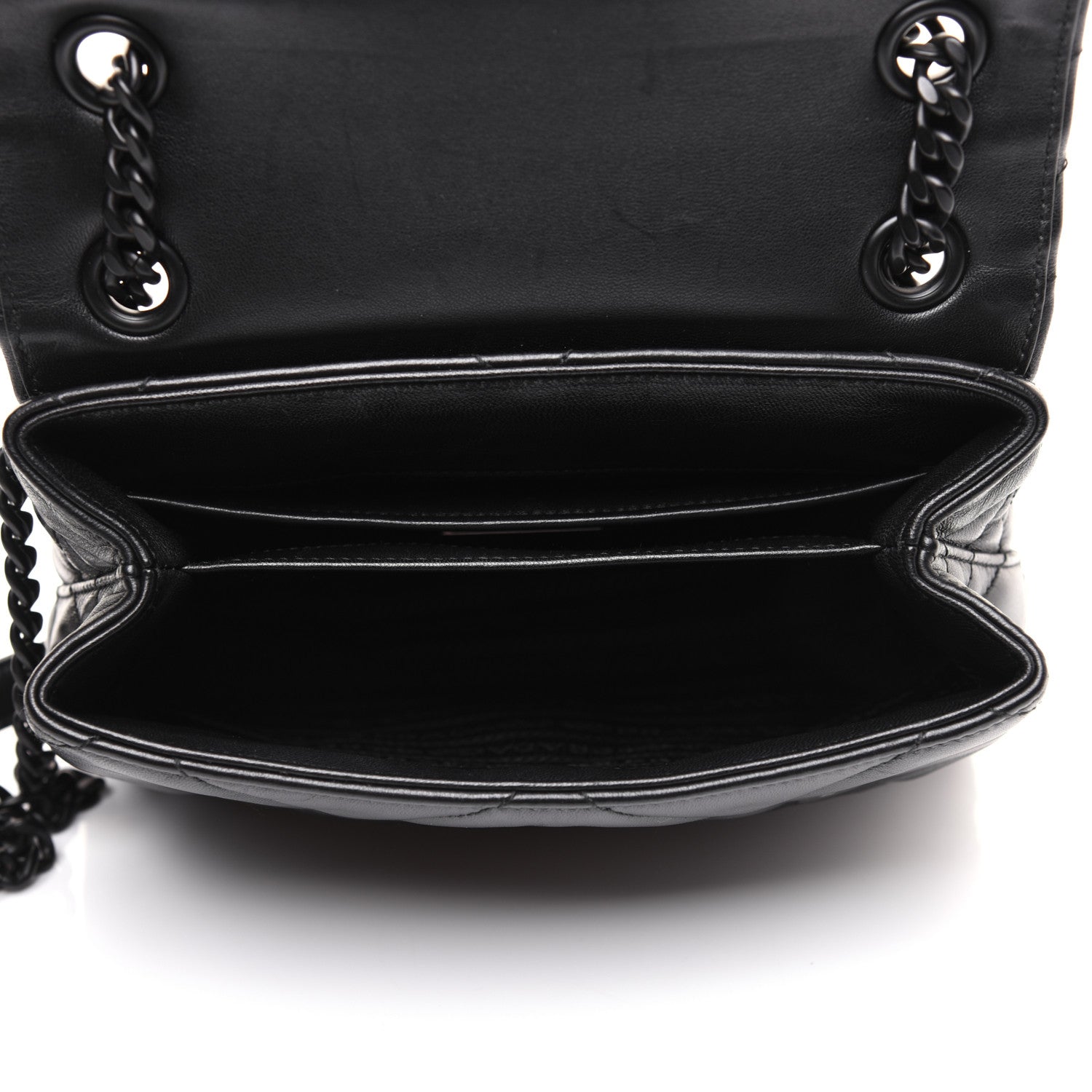 Prada Nappa Triangle Stitched Small Spectrum Bag Black 5 of 18