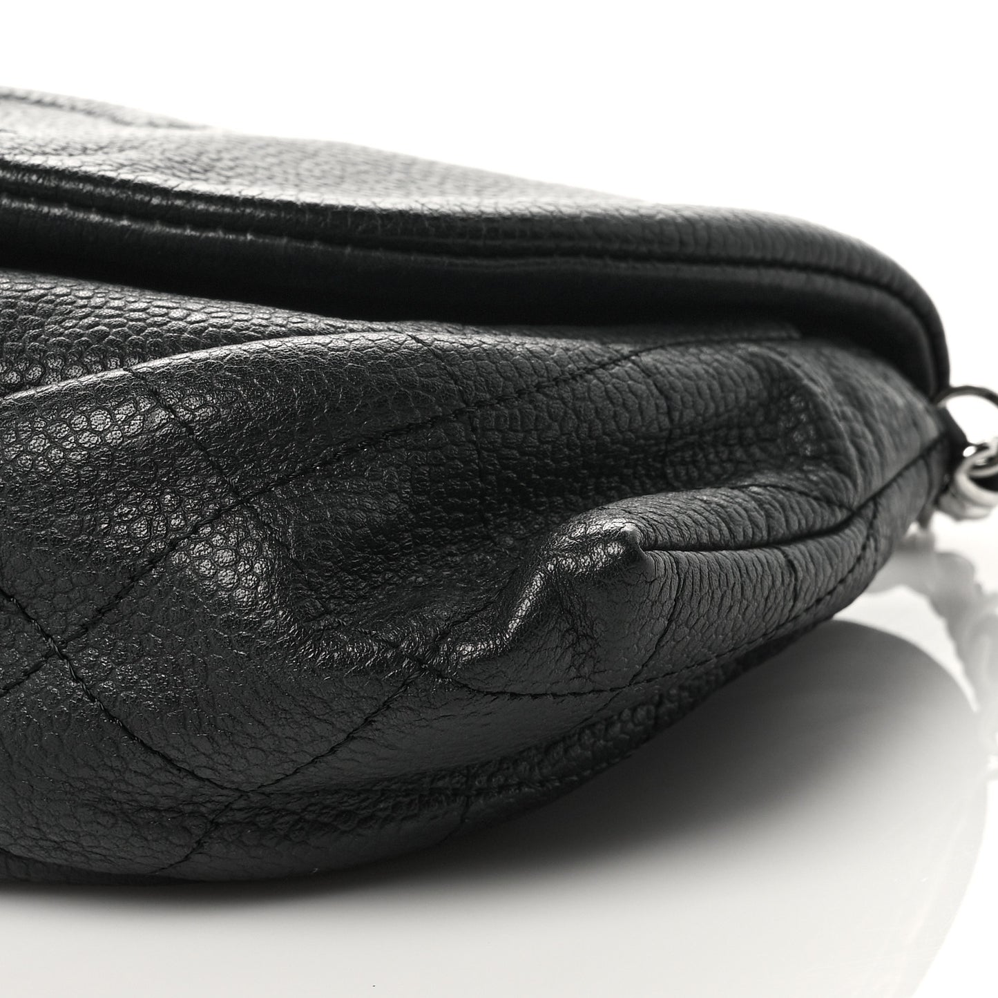 Caviar Half Moon Wallet On Chain WOC Black