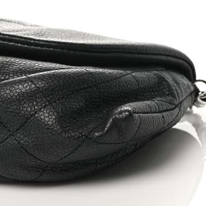 Chanel Caviar Half Moon Wallet On Chain WOC Black 11 of 11