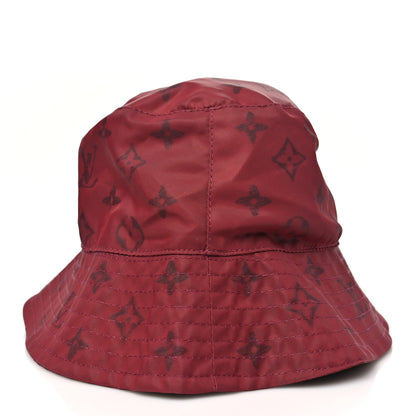 Louis Vuitton LV X Grace Coddington Polymade Monogram Pocket Bucket Hat M Raspberry 4 of 9