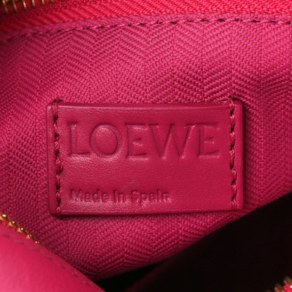 Loewe Satin Calfskin Monochrome Small Puzzle Edge Bag Ruby Red Glaze 6 of 15