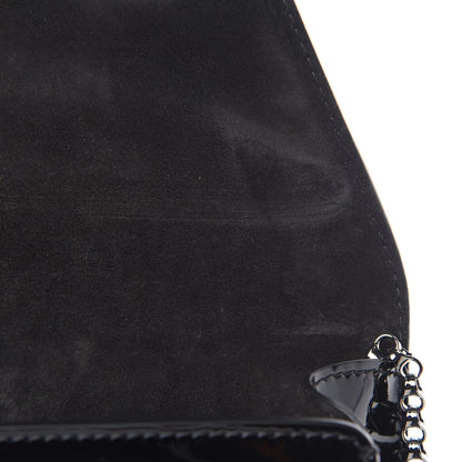 Christian Louboutin Patent Vero Dodat Clutch Black 9 of 10
