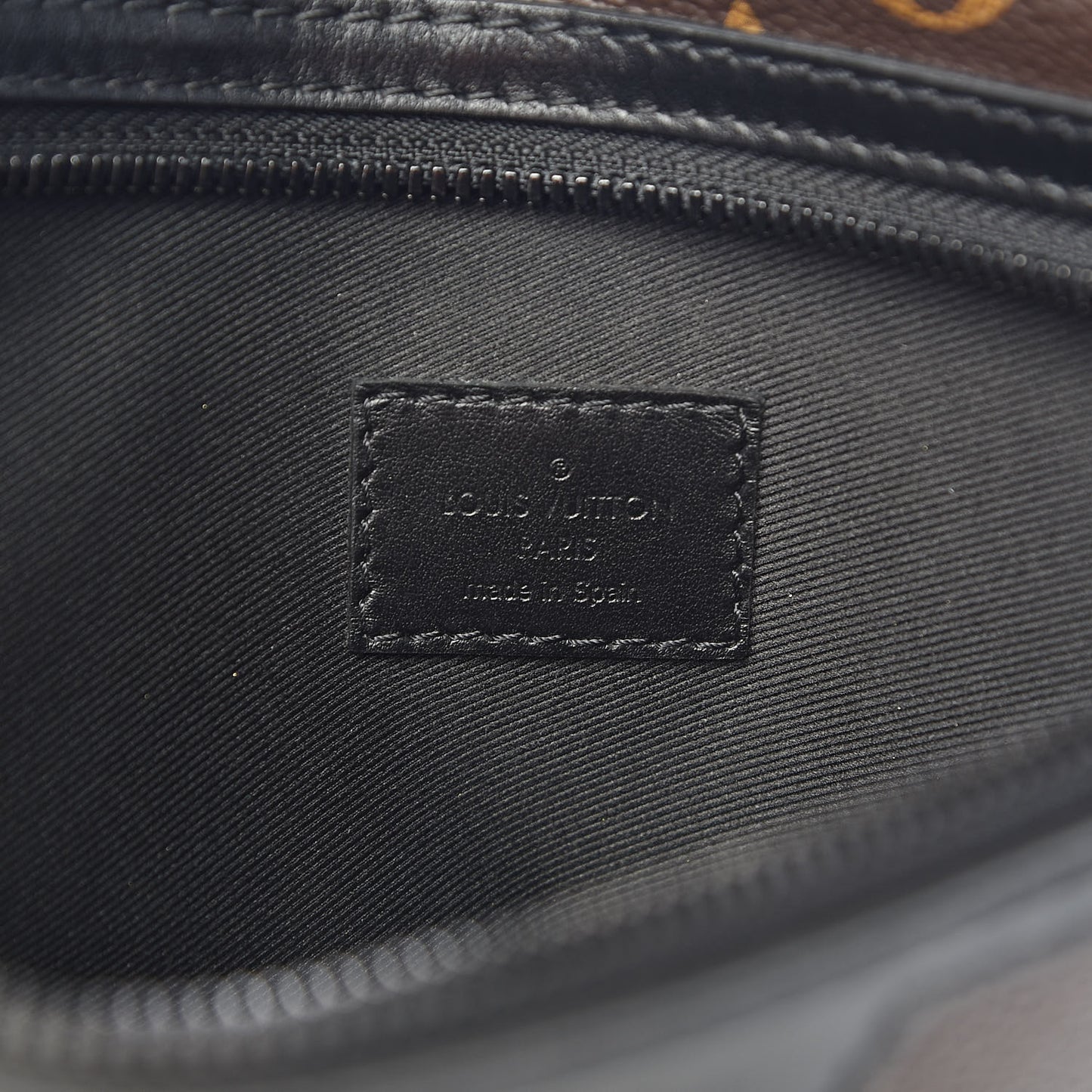 Monogram Double Flat Messenger Marron
