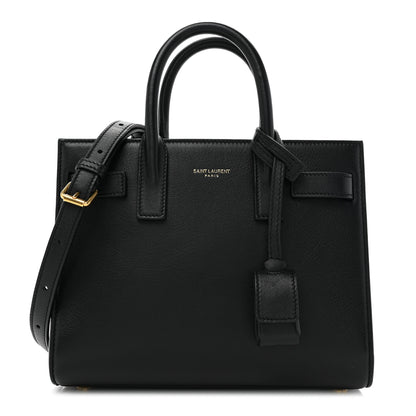 Saint Laurent Calfskin Nano Sac De Jour Black 1 of 9