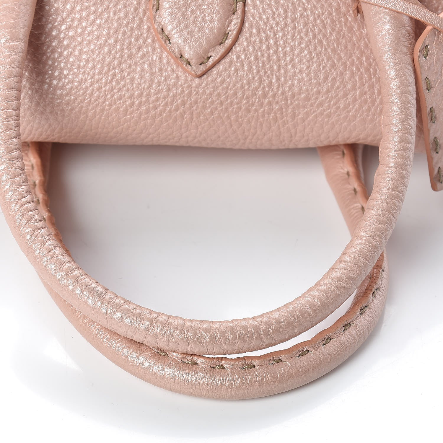Fendi Cuoio Romano Selleria Mini Linda Satchel Cipria 13 of 13